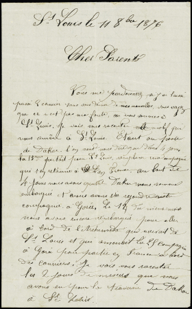 Col. Gen. N°23, 25c bleu, OBL losange de points "SNG" + CAD octogonal "Corr d'armées St Louis" (1876) sur lettre pour Beaune. TB