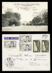 9 lettres avec AFF divers du Sénégal (1894 - 1955). TB
