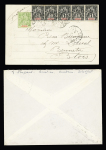 9 lettres avec AFF divers du Sénégal (1894 - 1955). TB