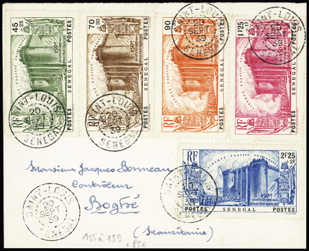 N°155 à 159, Révolution française, OBL Saint-Louis
