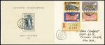 Togo : 7 plis AFF divers (1916 - 1940) dont CAD type allemand et BF n°1. TB