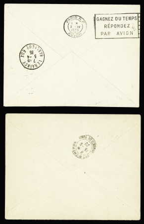 Tunisie : 14 plis (1898 - 1949) dont premiers vols. TB