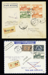 Tunisie : 14 plis (1898 - 1949) dont premiers vols. TB