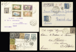 Tunisie : 14 plis (1898 - 1949) dont premiers vols. TB