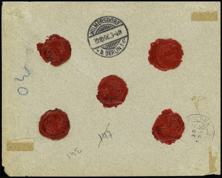 N°10 (cote 130€) OBL CAD perlé "Vathy Samos" (1906)