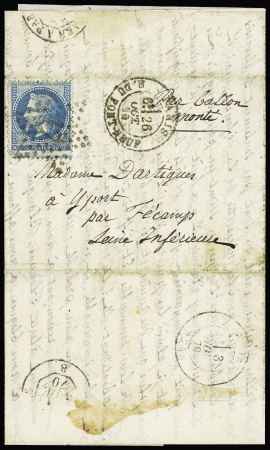 LE VAUBAN n°29 OBL étoile 17 + CAD "Paris R. du Pont