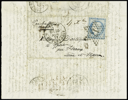 LE JULES FAVRE N°2 n°37 OBL étoile 17 + CAD "Paris