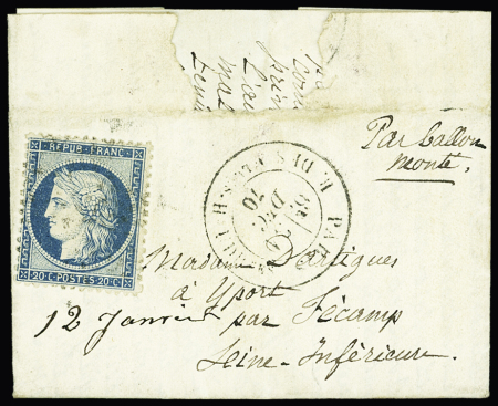 LE NEWTON n°37 OBL étoile 7 + CAD "Paris R. des Vlles