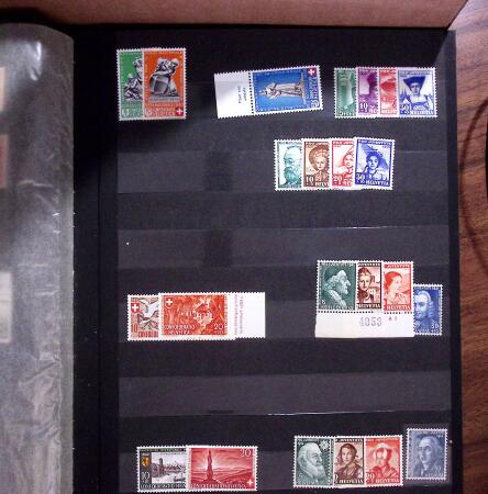 1862-1985, Collection de Suisse, surtout pour faciale