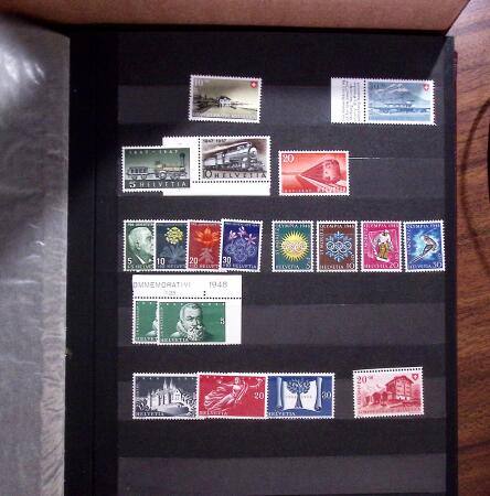 1862-1985, Collection de Suisse, surtout pour faciale