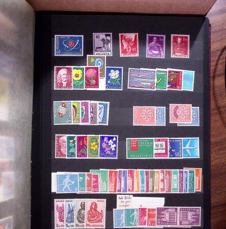 1862-1985, Collection de Suisse, surtout pour faciale