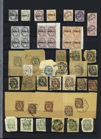 1900-40, Bel ensemble de semi-modernes et taxes en deux