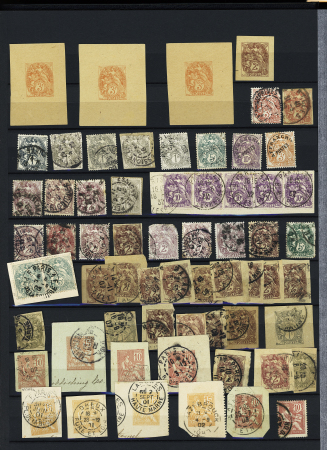 1900-40, Bel ensemble de semi-modernes et taxes en deux