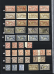 1900-40, Bel ensemble de semi-modernes et taxes en deux