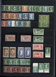 1900-40, Bel ensemble de semi-modernes et taxes en deux