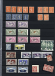 1900-40, Bel ensemble de semi-modernes et taxes en deux
