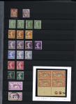 1900-40, Bel ensemble de semi-modernes et taxes en deux