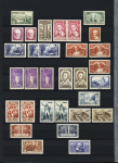 1900-40, Bel ensemble de semi-modernes et taxes en deux