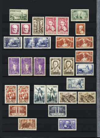 1900-40, Bel ensemble de semi-modernes et taxes en deux