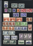 1900-40, Bel ensemble de semi-modernes et taxes en deux