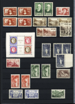 1900-40, Bel ensemble de semi-modernes et taxes en deux