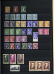 1900-40, Bel ensemble de semi-modernes et taxes en deux