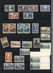 1900-40, Bel ensemble de semi-modernes et taxes en deux