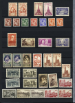 1900-40, Bel ensemble de semi-modernes et taxes en deux
