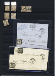 1900-40, Bel ensemble de semi-modernes et taxes en deux