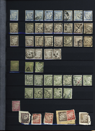 1900-40, Bel ensemble de semi-modernes et taxes en deux