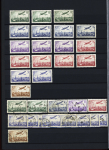 1900-40, Bel ensemble de semi-modernes et taxes en deux