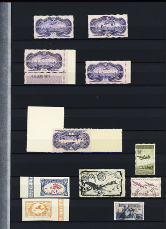 1900-40, Bel ensemble de semi-modernes et taxes en deux