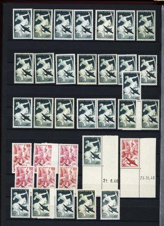 1900-40, Bel ensemble de semi-modernes et taxes en deux