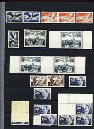 1900-40, Bel ensemble de semi-modernes et taxes en deux