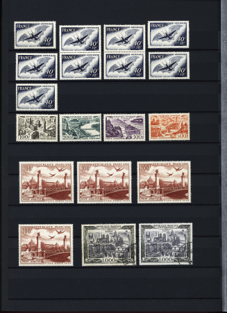 1900-40, Bel ensemble de semi-modernes et taxes en deux