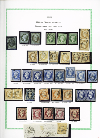 1849-75, Sélection de Classiques sur pages albums