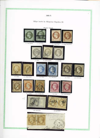 1849-75, Sélection de Classiques sur pages albums