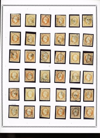 1849-75, Sélection de Classiques sur pages albums