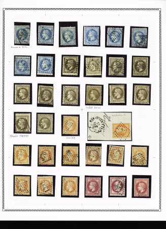 1849-75, Sélection de Classiques sur pages albums