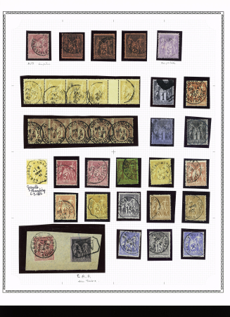1849-75, Sélection de Classiques sur pages albums