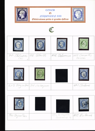 1849-75, Sélection de Classiques sur pages albums