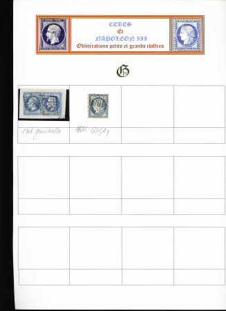 1849-75, Sélection de Classiques sur pages albums