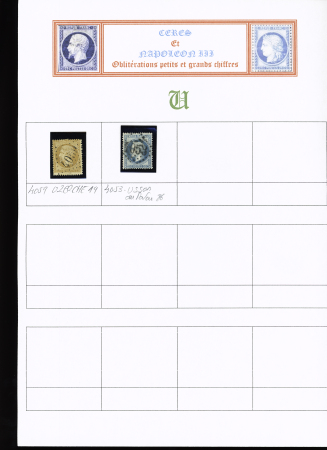 1849-75, Sélection de Classiques sur pages albums