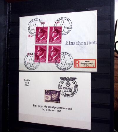 1850-1990, Small estate in various albums and boxes,