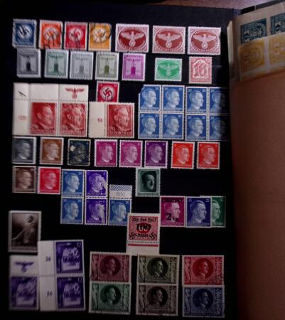 1850-1990, Small estate in various albums and boxes,