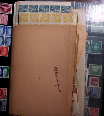 1850-1990, Small estate in various albums and boxes,