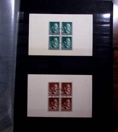 1850-1990, Small estate in various albums and boxes,