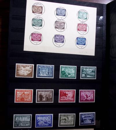 1850-1990, Small estate in various albums and boxes,