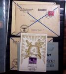 1850-1990, Small estate in various albums and boxes,