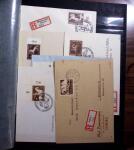 1850-1990, Small estate in various albums and boxes,